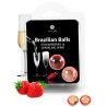 Secret Play Boules de massage BRAZILIAN BALLS Vin de fraise pétillant